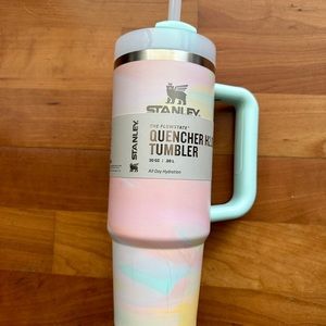 *NEW RELEASE* Stanley Quencher 30Oz Tumbler Clean Slate Warm Serene Brushstrokes
